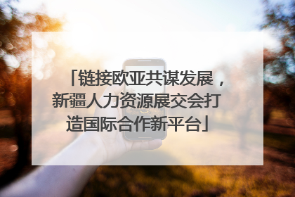 链接欧亚共谋发展，新疆人力资源展交会打造国际合作新平台