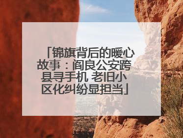 锦旗背后的暖心故事：阎良公安跨县寻手机 老旧小区化纠纷显担当