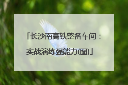 长沙南高铁整备车间：实战演练强能力(图)
