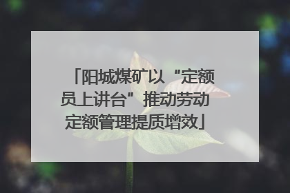 阳城煤矿以“定额员上讲台”推动劳动定额管理提质增效