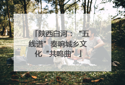陕西白河：“五线谱”奏响城乡文化“共鸣曲”
