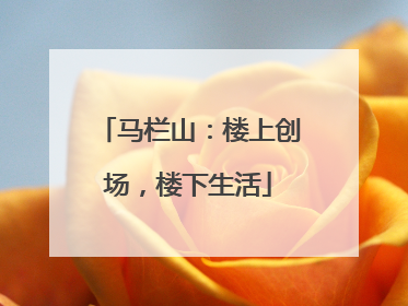 马栏山：楼上创场，楼下生活