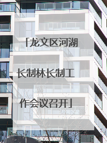 龙文区河湖长制林长制工作会议召开