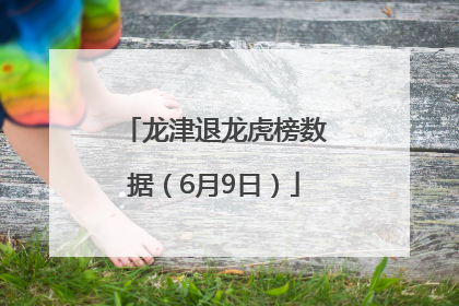 龙津退龙虎榜数据（6月9日）