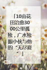 10亩花田治愈3000公里孤独，广水独眼小伙与他的“无尽夏”
