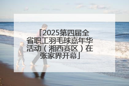 2025第四届全省职工羽毛球嘉年华活动（湘西赛区）在张家界开幕
