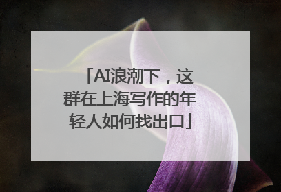 AI浪潮下，这群在上海写作的年轻人如何找出口