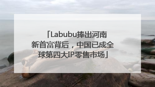 Labubu捧出河南新首富背后，中国已成全球第四大IP零售市场